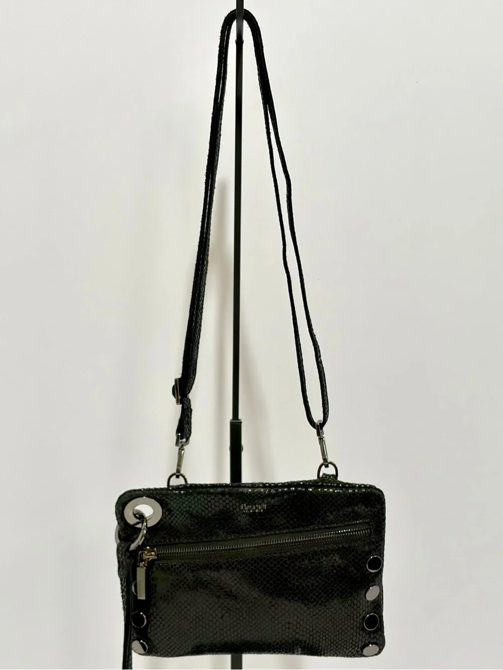 Hammitt Nash Small In After Midnight Snake 🐍 With Gunmetal Hardware